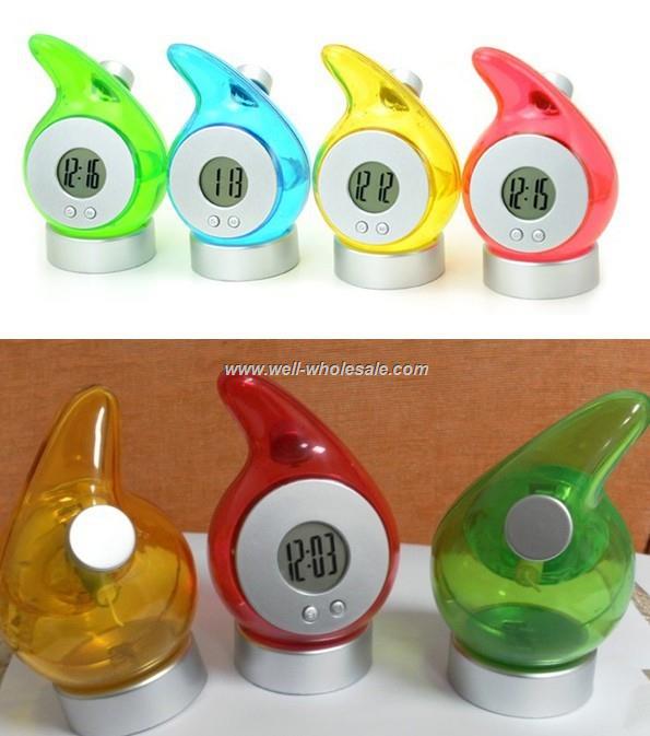 Eco friendly water powered alarm clock Eco friendly water powered alarm clock