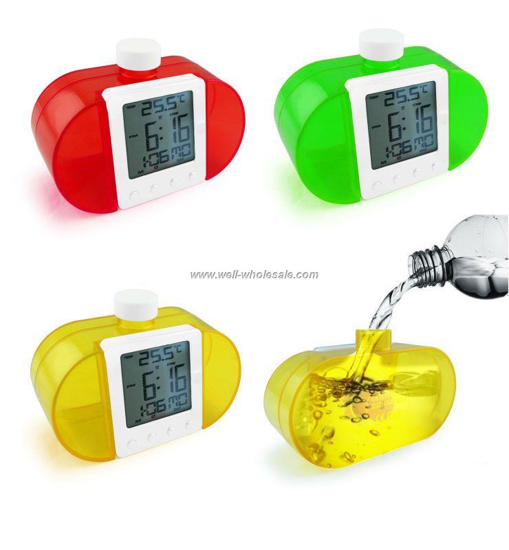 promotional mini gift creative eco-friendly water power clock promotional mini gift creative eco-friendly water power clock