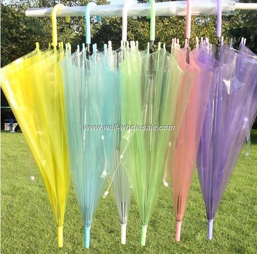 plastic straight umbrella transparent plastic straight umbrella transparent