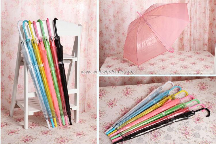 Plastic Material transparent umbrella Plastic Material transparent umbrella