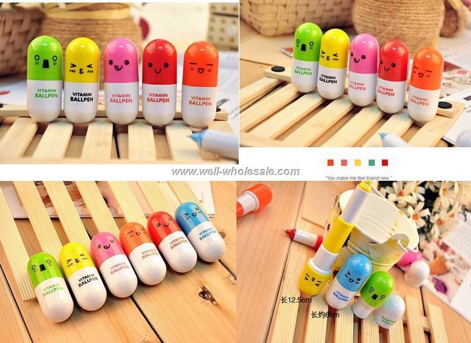 Novelty Pill Retractable Ball Point Pen Novelty Pill Retractable Ball Point Pen