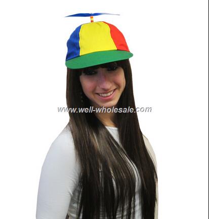 Cotton multicolor propeller cap