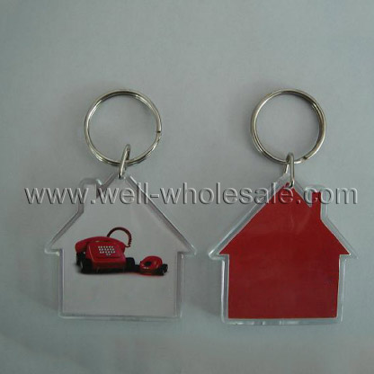 House Shaped Domed Key Tag House Shaped Domed Key Tag