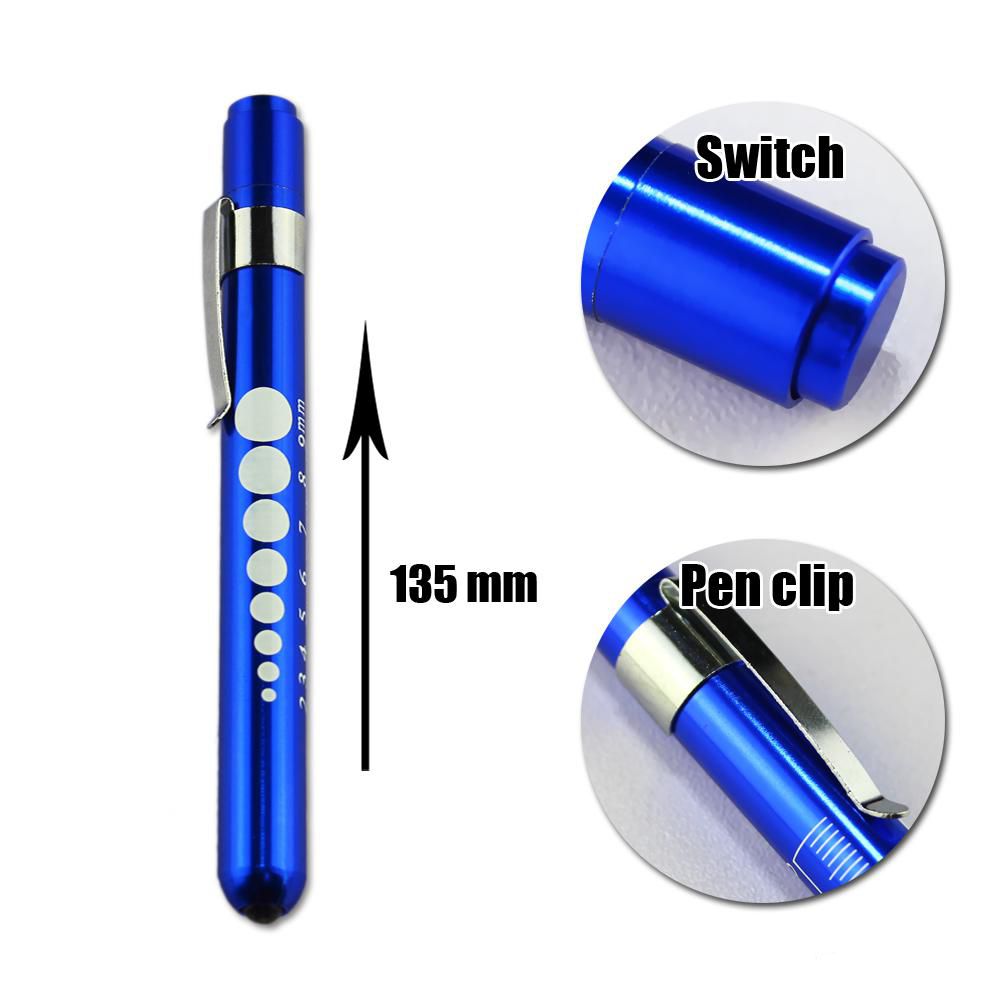 Alloy Doctor Nurse Pupil Gauge Diagnostic Medical Penlight Pen light Neuro Torch Alloy Doctor Nurse Pupil Gauge Diagnostic Medical Penlight Pen light Neuro Torch