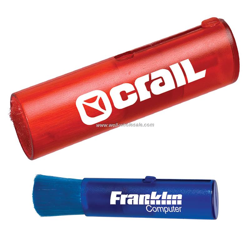 Printed LOGO Retractable Computer Brush Dust Brush for promotion