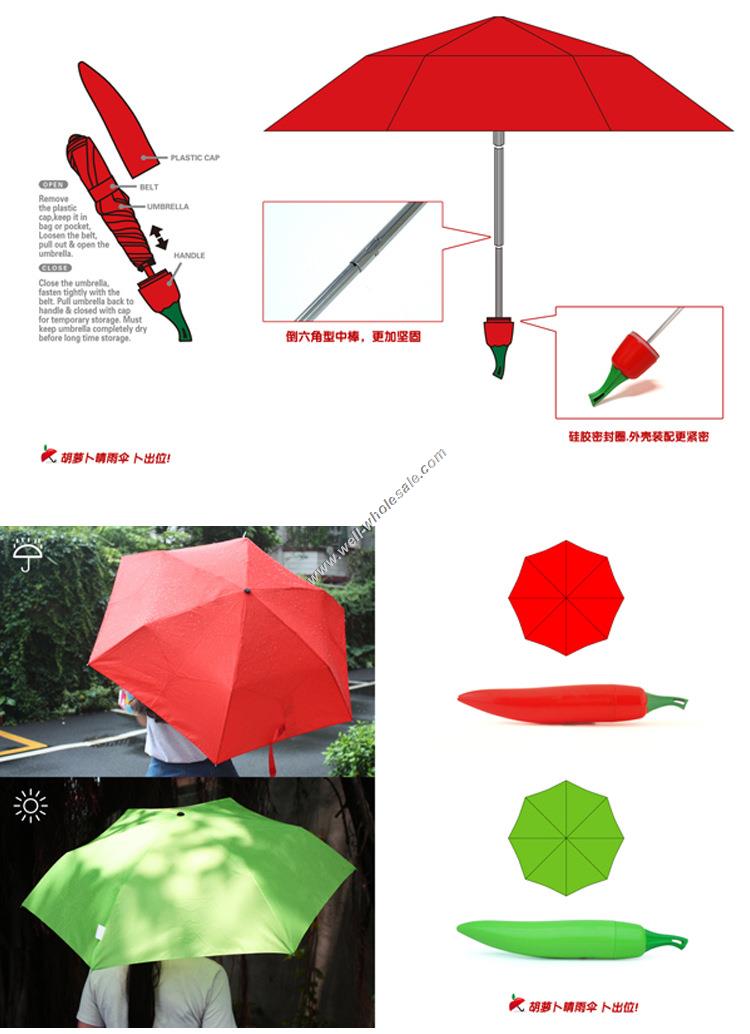 Fashion Fruit Vegetable Umbrella Fashion Fruit Vegetable Umbrella
