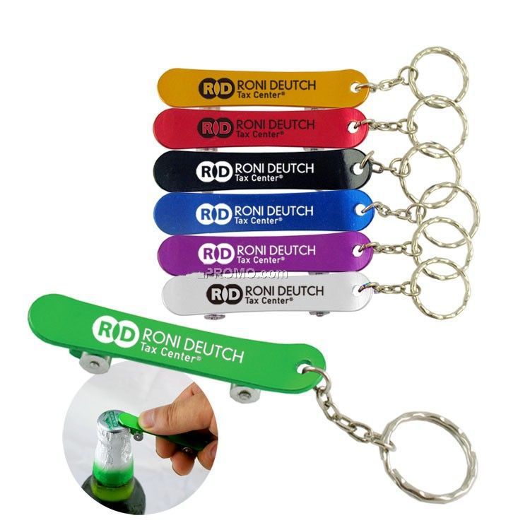 aluminum skateboards bottle opener key chain with laser logo aluminum skateboards bottle opener key chain with laser logo