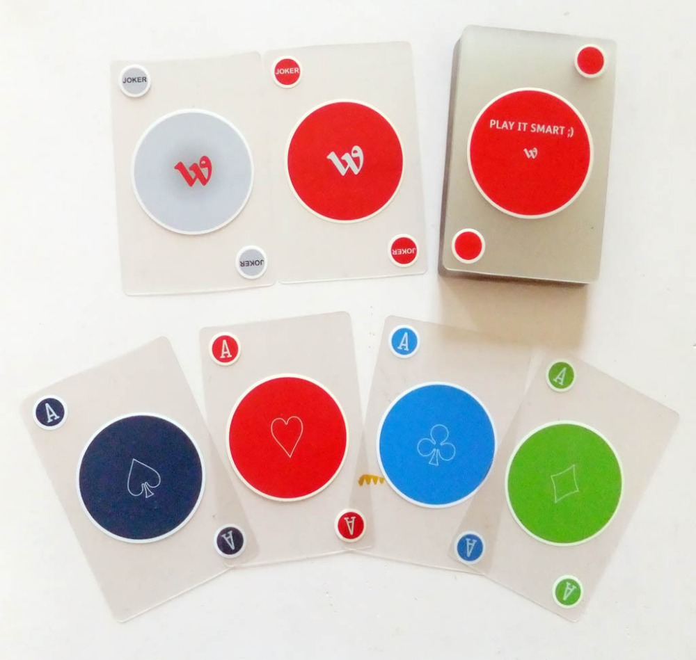 Custom Transparent PVC Plastic Playing Cards Custom Transparent PVC Plastic Playing Cards