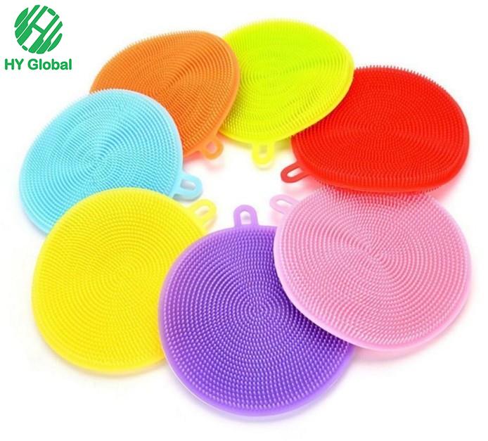 Silicone Dish Sponge Washing Brush Scrubber