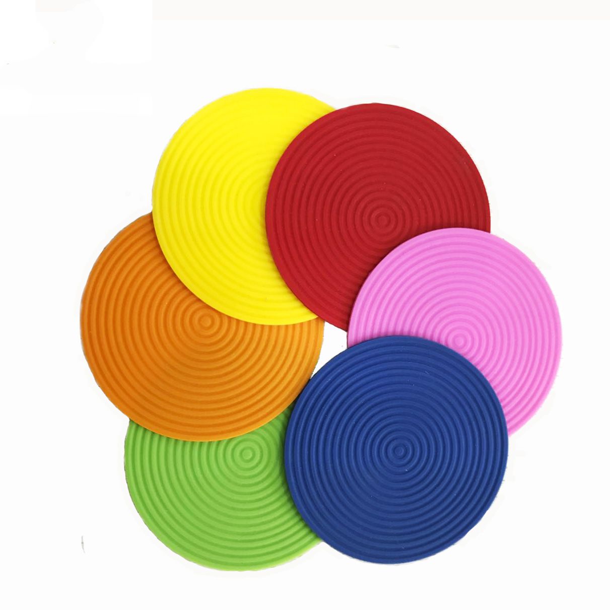 Customized Design Silicone Rubber Round Coaster Customized Design Silicone Rubber Round Coaster