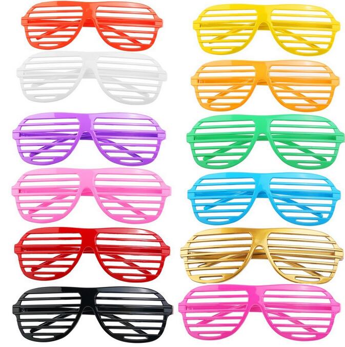 Novelty Plastic Shutter Shade glasses Novelty Plastic Shutter Shade glasses