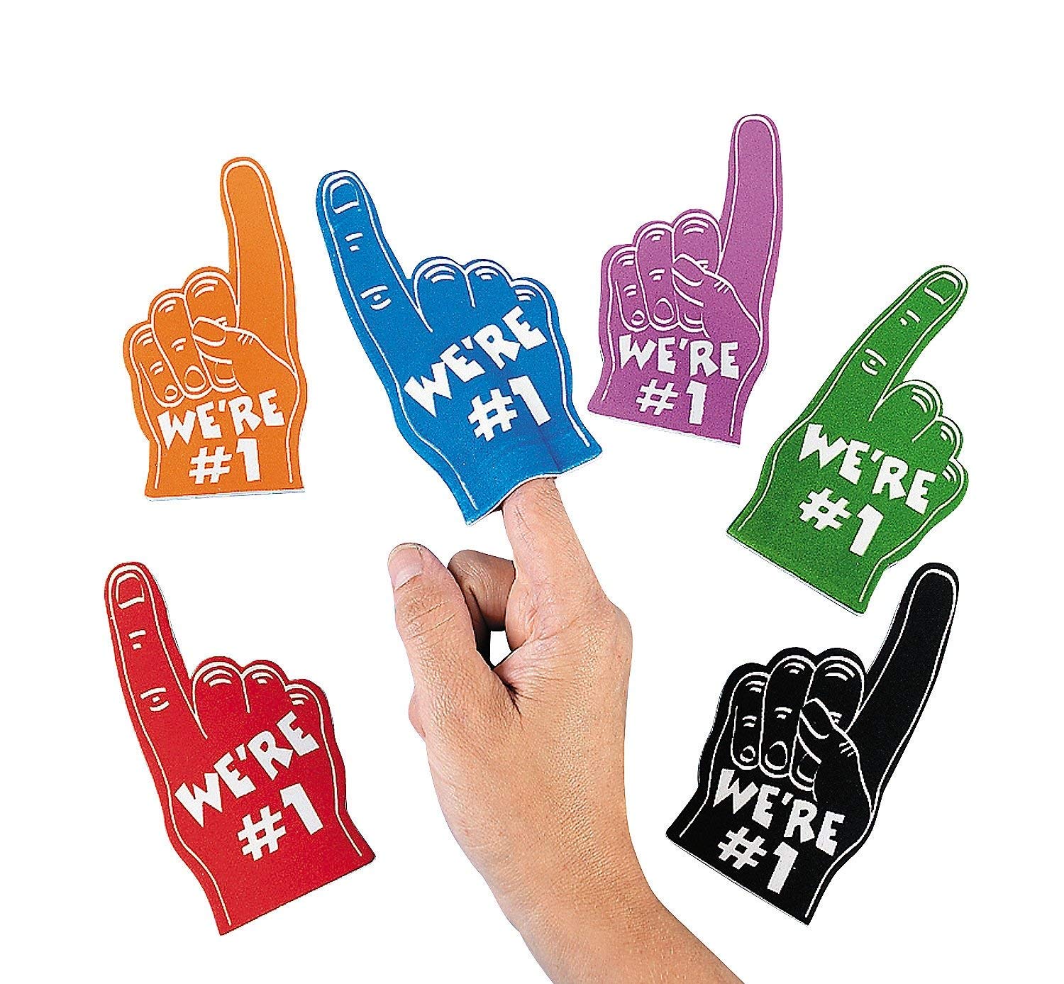 Mini foam hands Mini foam hands