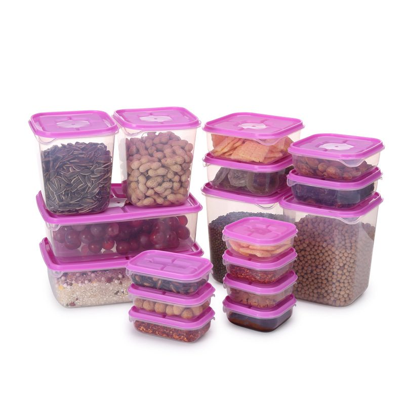 17pcs PP plastic food storage container set 17pcs PP plastic food storage container set