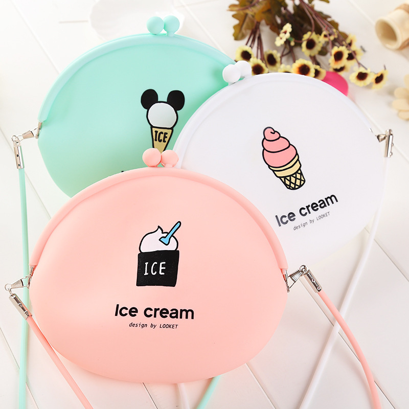Colorful hot sales waterproof silicone shoulder bag for ladies coin purse silicone bag Colorful hot sales waterproof silicone shoulder bag for ladies coin purse silicone bag