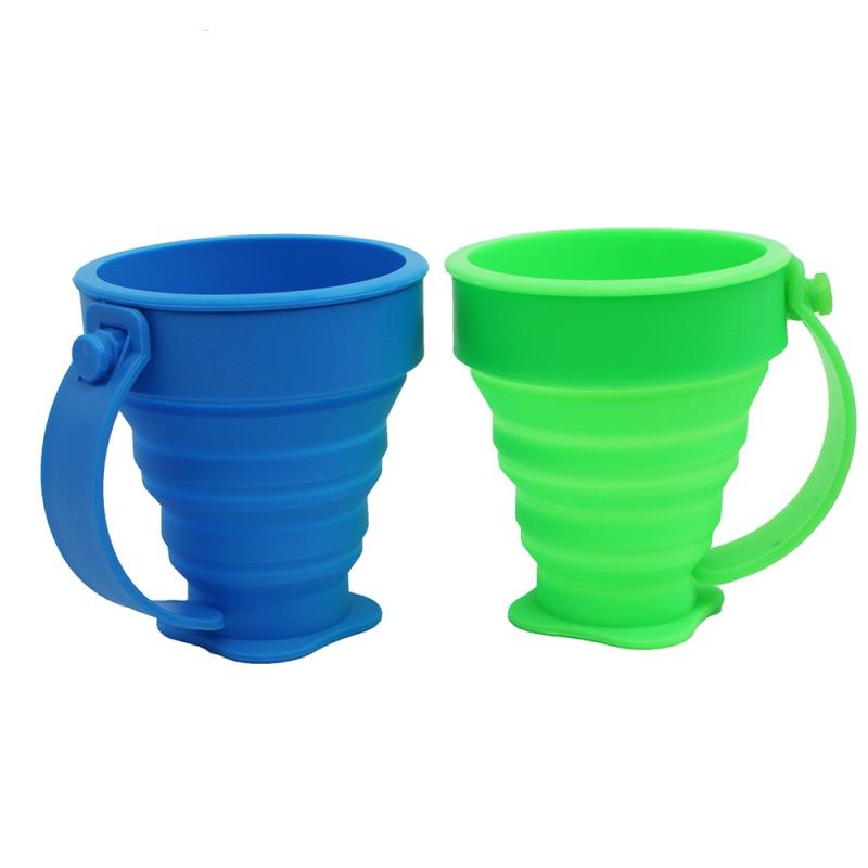 Folding Foldable Custom Water Drink Silicone Collapsible Cup Folding Foldable Custom Water Drink Silicone Collapsible Cup