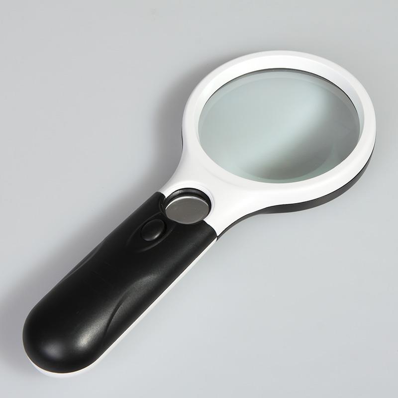 LED Light Reading Hand Held Magnifier Magnifying Glass Lens Mother Gift LED Light Reading Hand Held Magnifier Magnifying Glass Lens Mother Gift