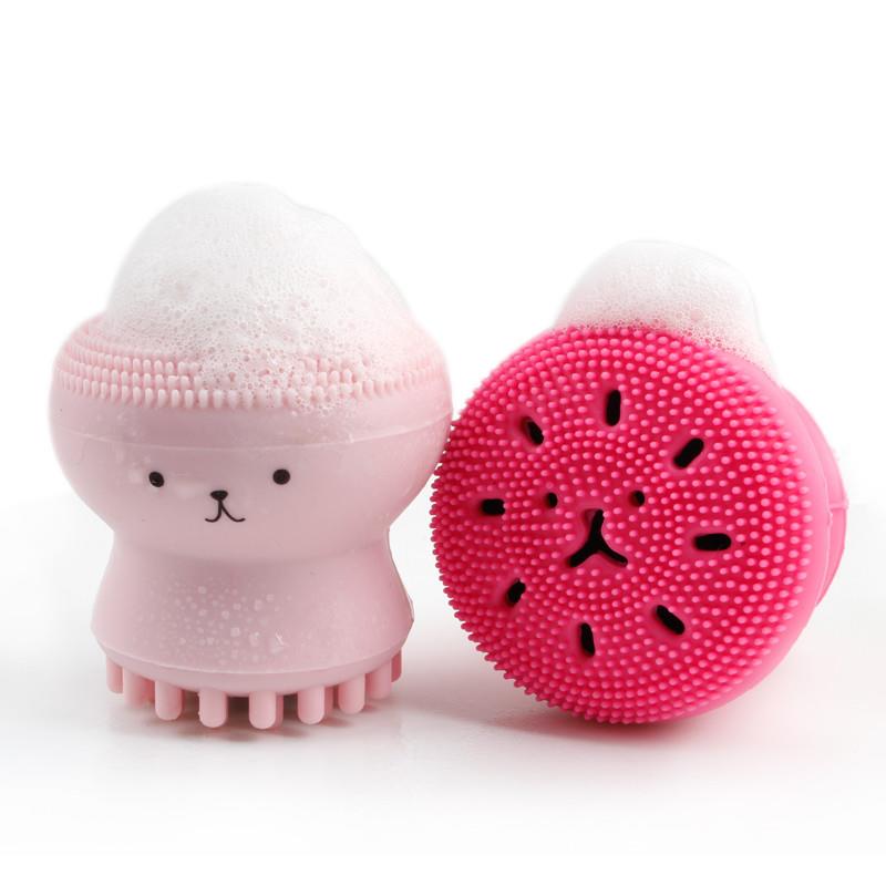 Cleaner Brush,Silicon Face Brush,Exfoliating Silicone Facial Scrubber Cleaner Brush,Silicon Face Brush,Exfoliating Silicone Facial Scrubber