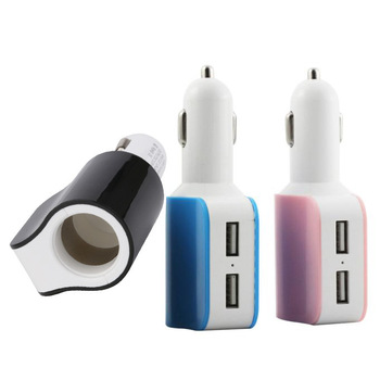 2 USB 3.1A one way cigarette lighter socket splitter phone usb car charger f 2 USB 3.1A one way cigarette lighter socket splitter phone usb car charger f