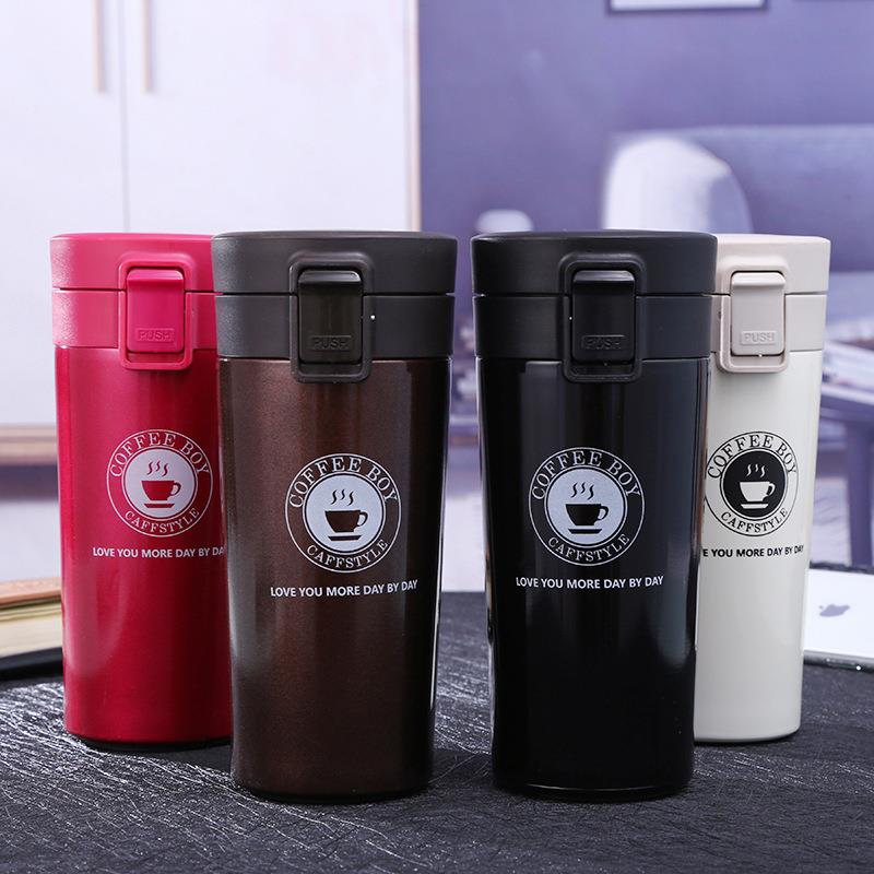 Stainless Steel Custom Logo Tumbler Travel Coffee Mug Water Cup Stainless Steel Custom Logo Tumbler Travel Coffee Mug Water Cup