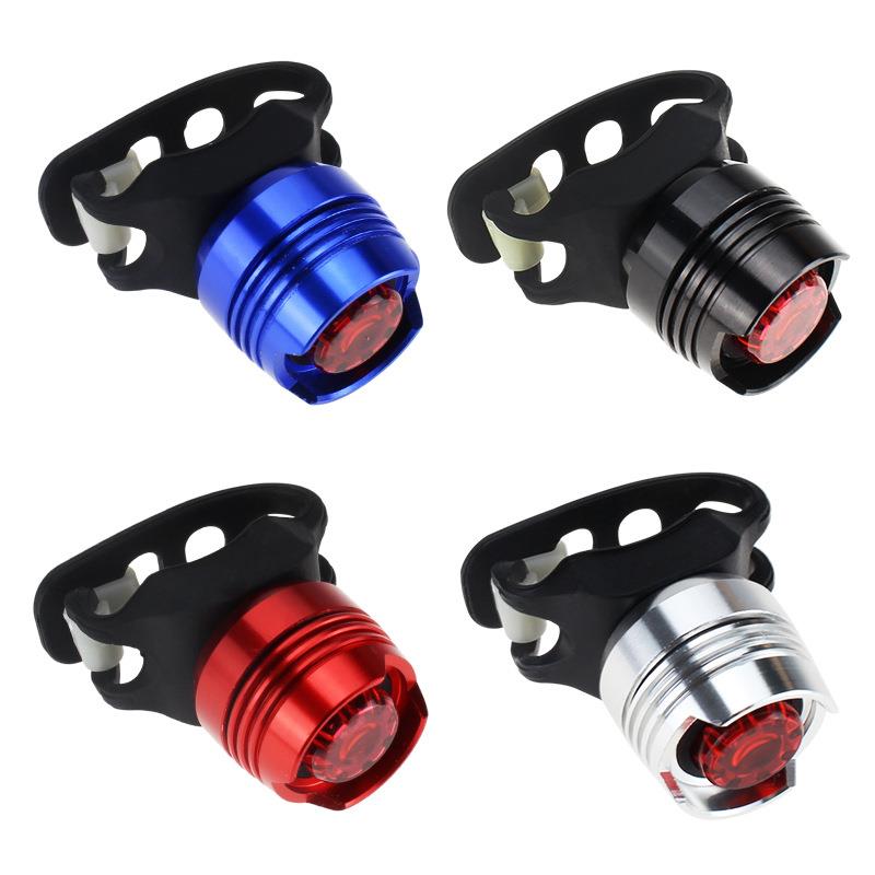 Aluminum Alloy Red Strobe Bicycle Flashing Safety Light Aluminum Alloy Red Strobe Bicycle Flashing Safety Light