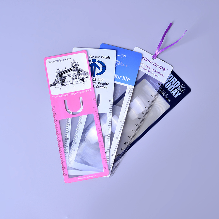 advertising gift plastic ruler Bookmark magnifier advertising gift plastic ruler Bookmark magnifier