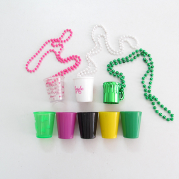 wholesale cheap price necklace plastic shot glass necklace for hen party wholesale cheap price necklace plastic shot glass necklace for hen party