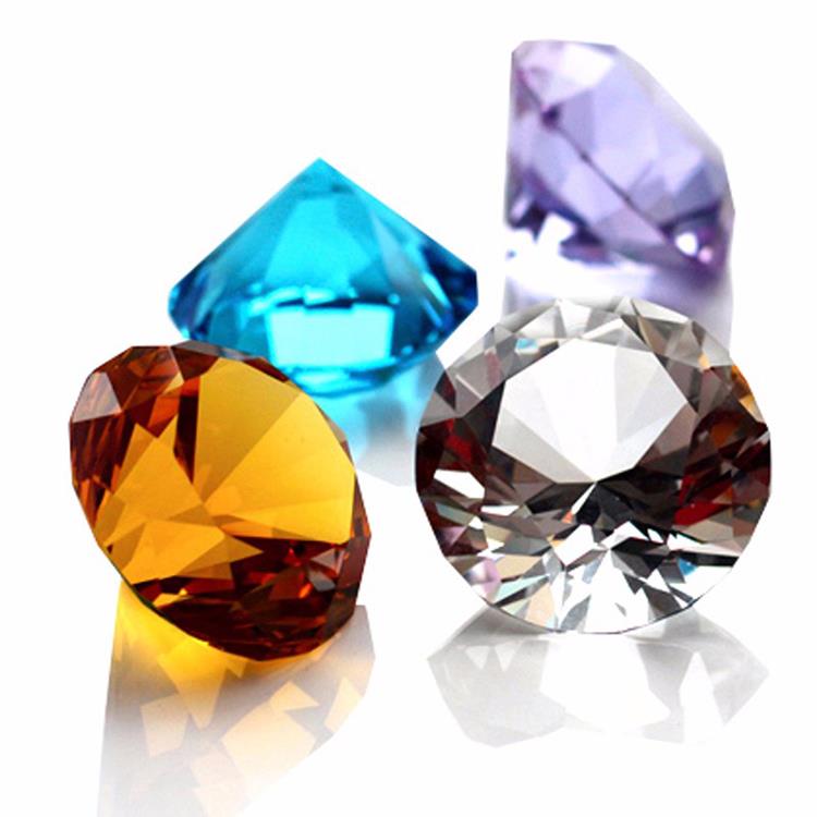 Wholesale Clear Decorative Crystal Glass Diamond Wholesale Clear Decorative Crystal Glass Diamond