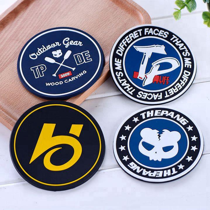 Promotional custom PVC soft rubber coaster Promotional custom PVC soft rubber coaster