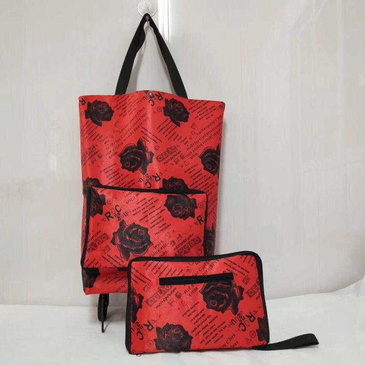 Folding market four wheel luggage vegetable shopping trolley bag Folding market four wheel luggage vegetable shopping trolley bag