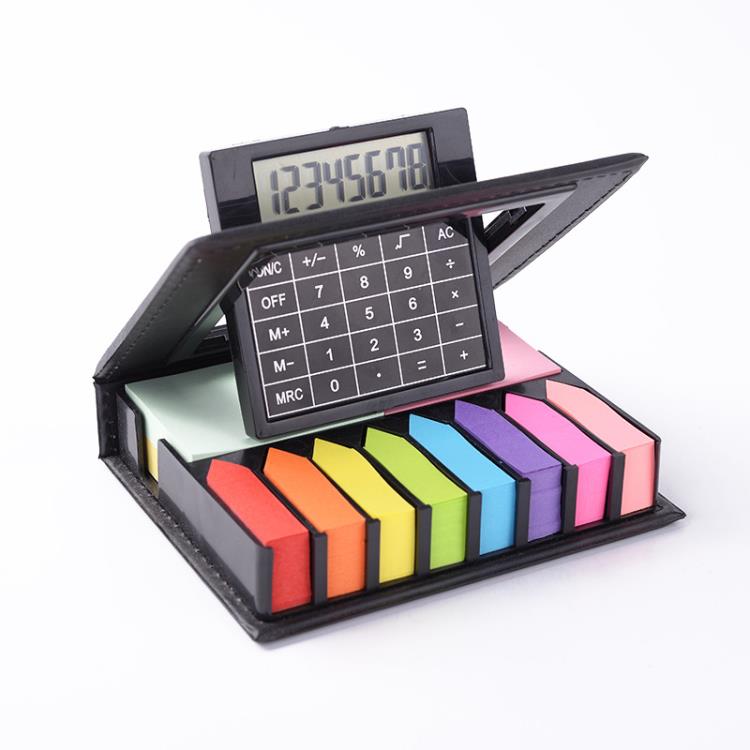 PU cover Memo sticky note pads with calculator PU cover Memo sticky note pads with calculator