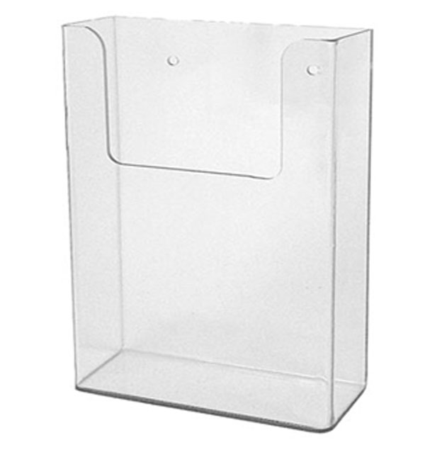 Single Pocket Acrylic Brochure Holder For Wall Mount Single Pocket Acrylic Brochure Holder For Wall Mount