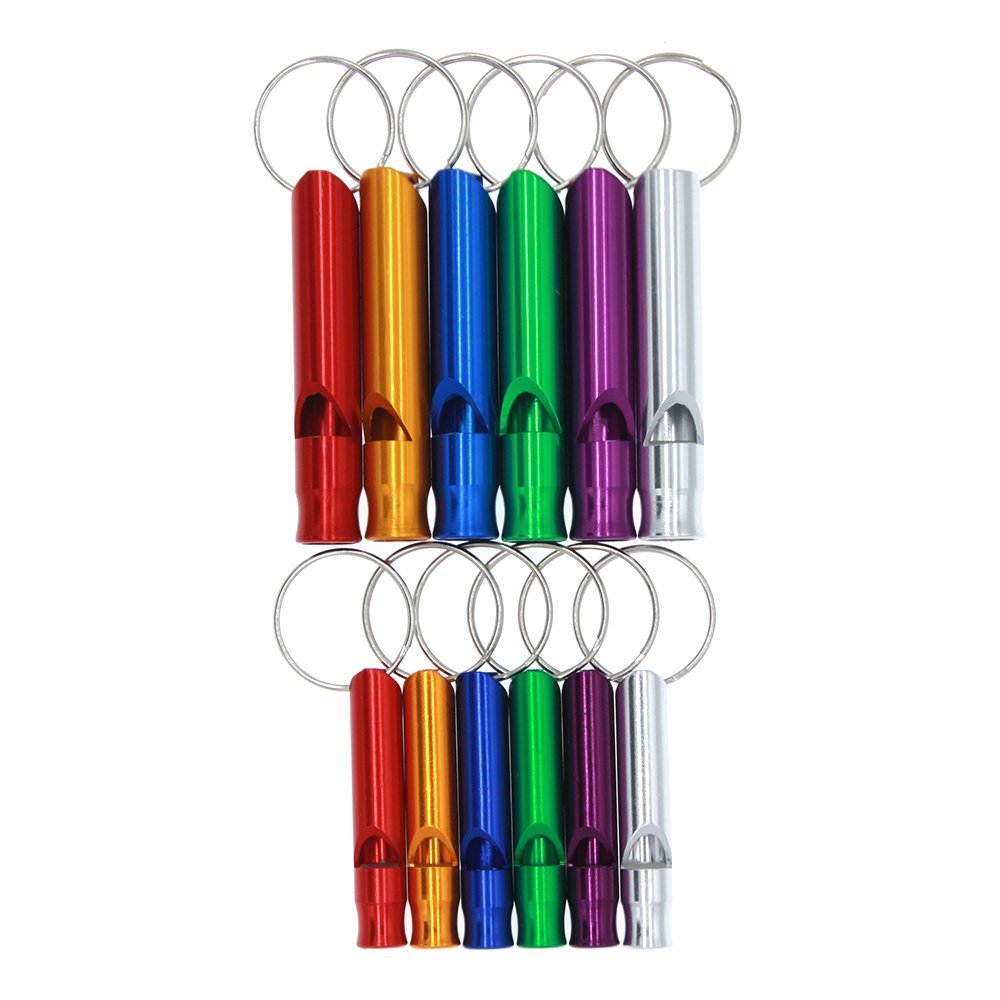 Camping Survival Aluminum Key Chain Whistle Keychain Camping Survival Aluminum Key Chain Whistle Keychain