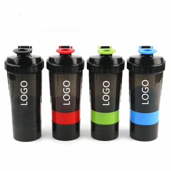 3 in 1 BPA free plastic Sports Gym Protein shaker bottle with inserted mixer ball 3 in 1 BPA free plastic Sports Gym Protein shaker bottle with inserted mixer ball