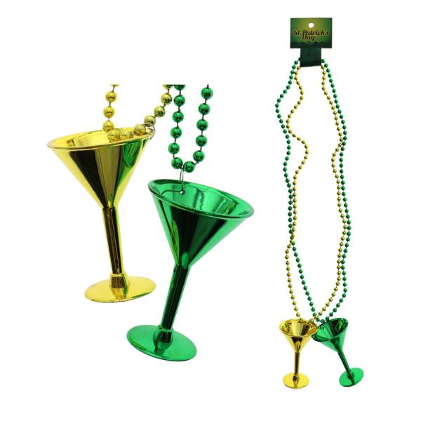 cheap price saint patrick's day led light necklace plastic shot glass necklace cheap price saint patrick's day led light necklace plastic shot glass necklace