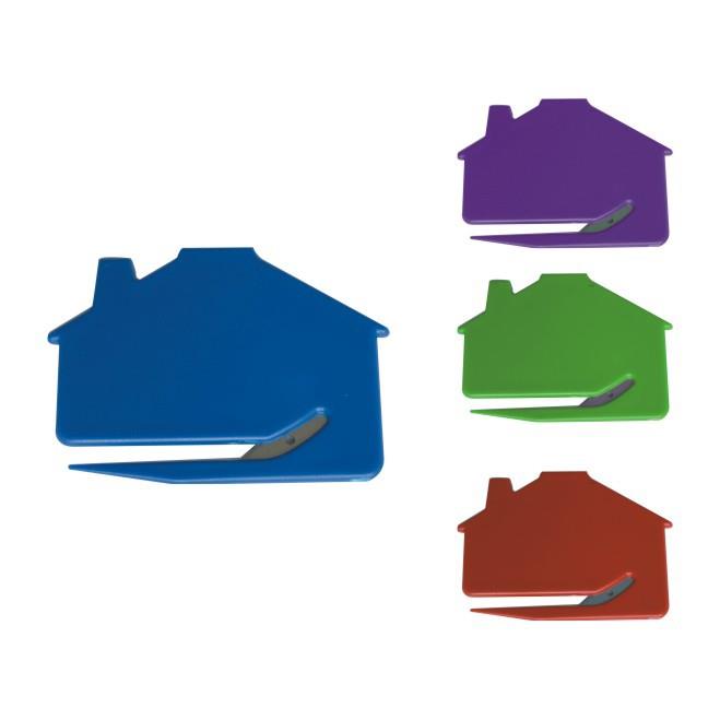 Customized Logo Promotional Gift Plastic Letter Opener With House Shape Letter Slitter Customized Logo Promotional Gift Plastic Letter Opener With House Shape Letter Slitter