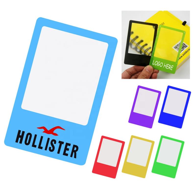 Advertising promotion gift logo cheap price PP plastic rectangle shaped multi-function scale ruler slim business card magnifier Advertising promotion gift logo cheap price PP plastic rectangle shaped multi-function scale ruler slim business card magnifier