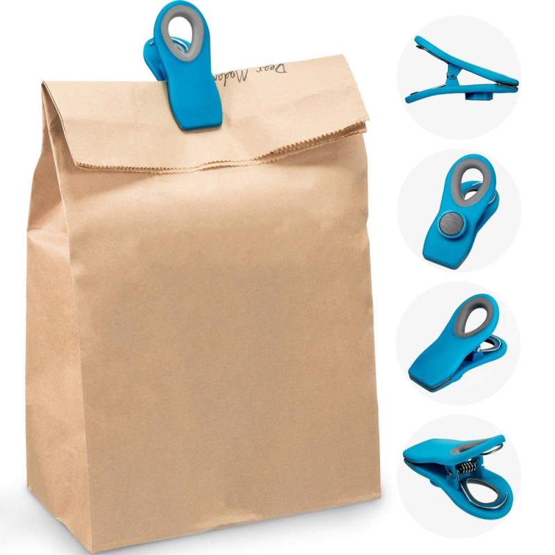 Multiple Colors Good Grip Magnetic Plastic Bag Clips Multiple Colors Good Grip Magnetic Plastic Bag Clips