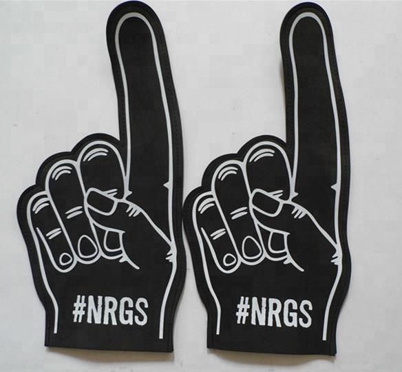 Black custom Eva foam hand for cheering Black custom Eva foam hand for cheering