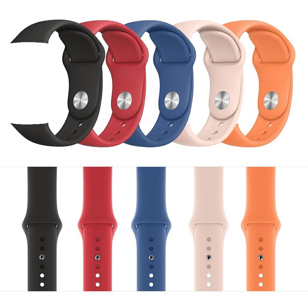 Apple Watch Soft Silicone Sport Band Replacement Wrist Strap Apple Watch Soft Silicone Sport Band Replacement Wrist Strap