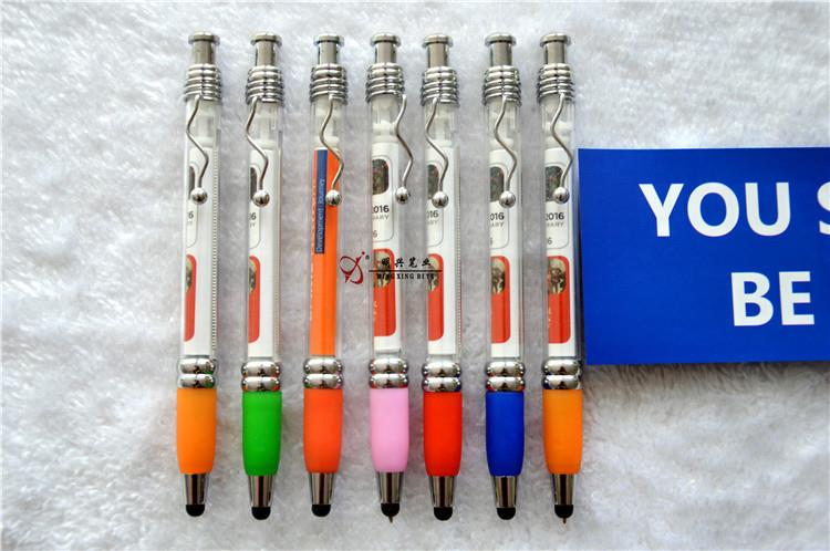 Plastic Promotion Banner Pens, Customized Ballpoint Pen With Roll Out Papers Plastic Promotion Banner Pens, Customized Ballpoint Pen With Roll Out Papers