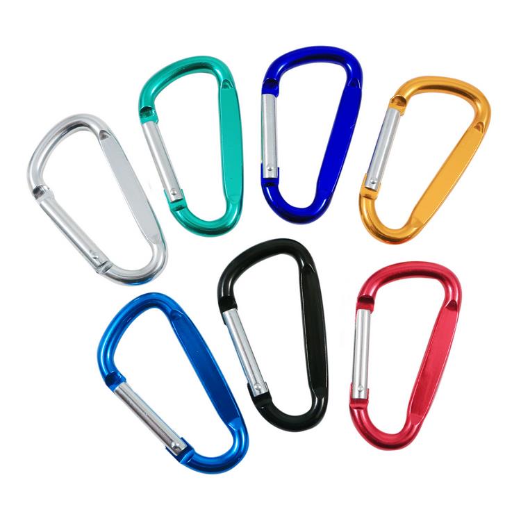 Wholesale Camping D Shape Aluminum Carabiner Clip Wholesale Camping D Shape Aluminum Carabiner Clip