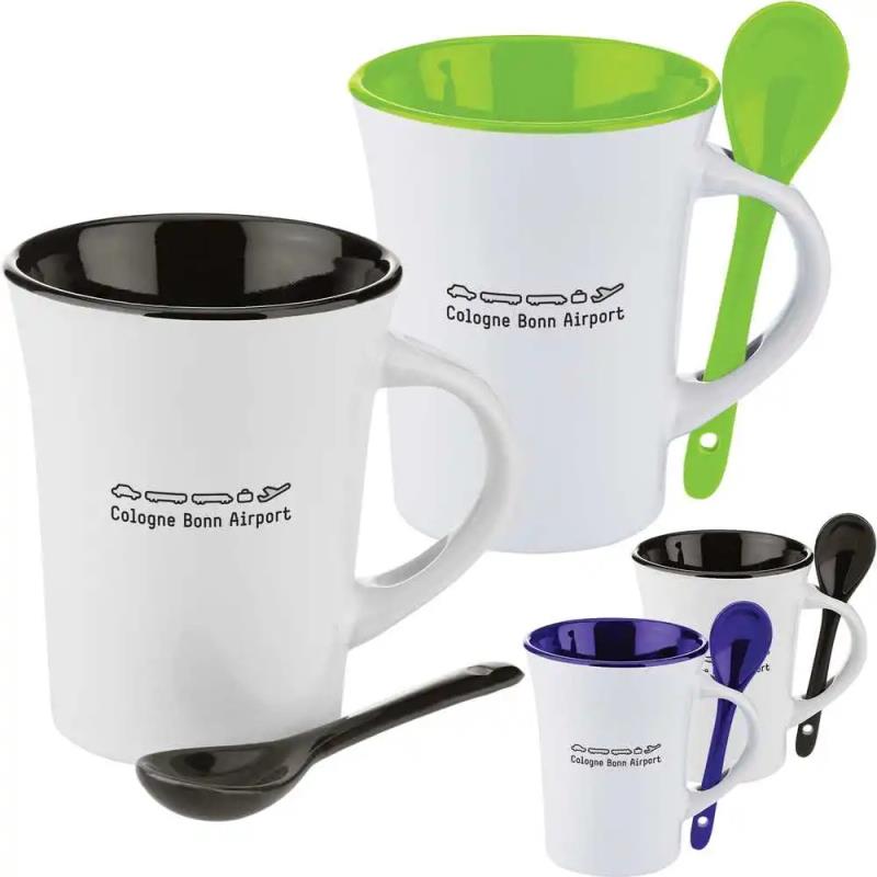 ceramic custom mugs, spooner mugs,mug with spoon ceramic custom mugs, spooner mugs,mug with spoon