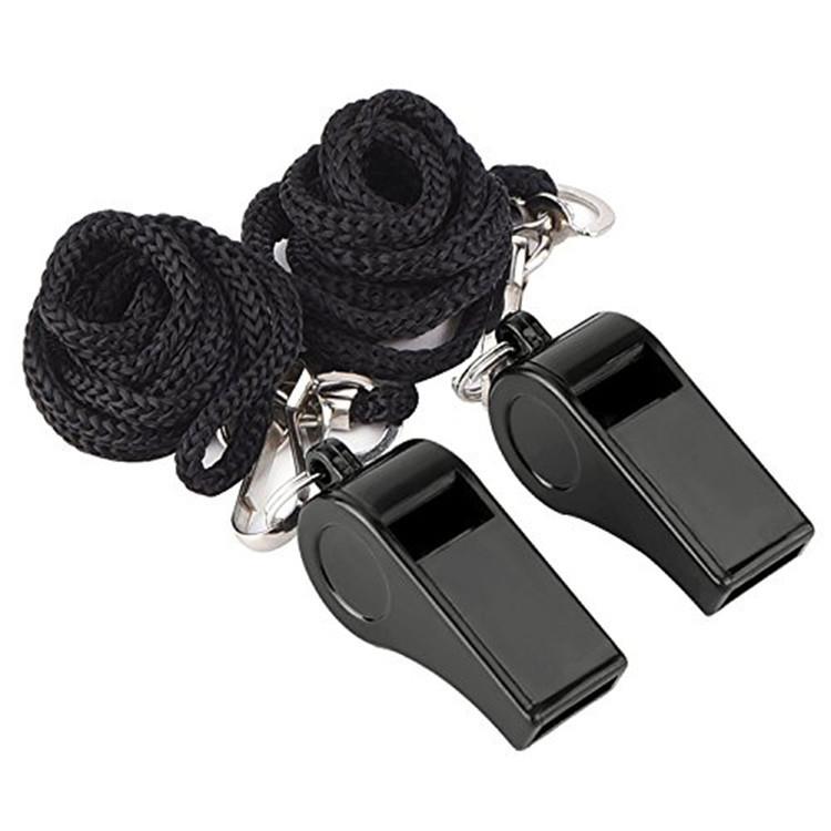 Colorful Plastic Whistle with String And Clip Colorful Plastic Whistle with String And Clip