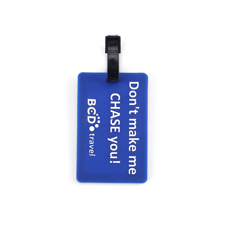 Custom Embossed Logo Safety Travel Airline Soft PVC 2D/3D Silicone Rubber Baggage Luggage Tag Custom Embossed Logo Safety Travel Airline Soft PVC 2D/3D Silicone Rubber Baggage Luggage Tag