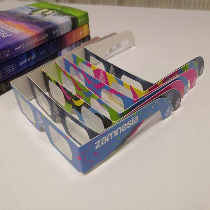 Customized Printed 3d paper Cardboard fireworks glasses Customized Printed 3d paper Cardboard fireworks glasses