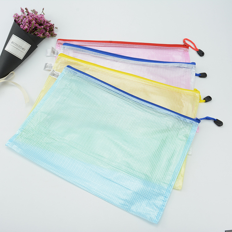 Custom Standard Size Zipper Plastic File Folder Document Bag Custom Standard Size Zipper Plastic File Folder Document Bag