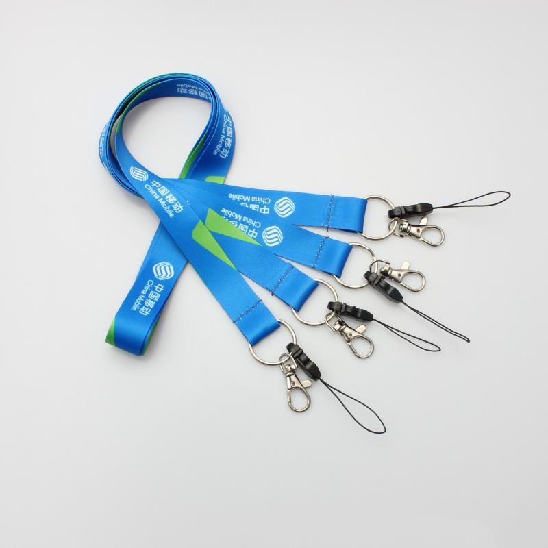 Logo Customized Polyester Nylon Lanyards Logo Customized Polyester Nylon Lanyards