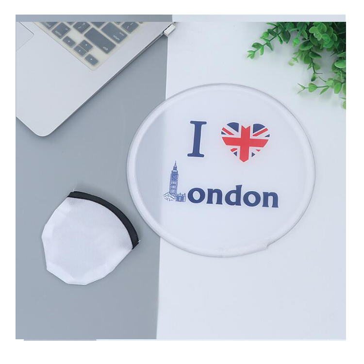 personalized hand held round folding blank fan recycled flying disc personalized hand held round folding blank fan recycled flying disc