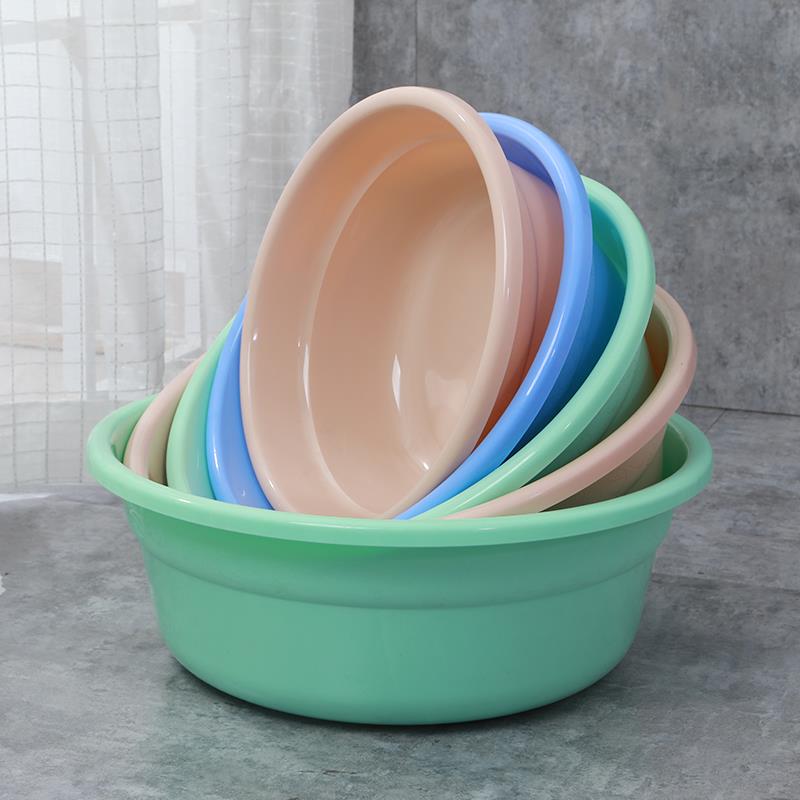 Kitchen Bathroom Round Basin Toilet Plastic Hand Foot Wash Basin Kitchen Bathroom Round Basin Toilet Plastic Hand Foot Wash Basin