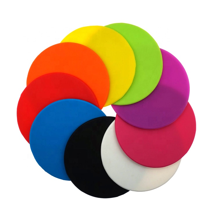wholesale silicone drink coasters pure color custom coasters round silicone cup mat wholesale silicone drink coasters pure color custom coasters round silicone cup mat